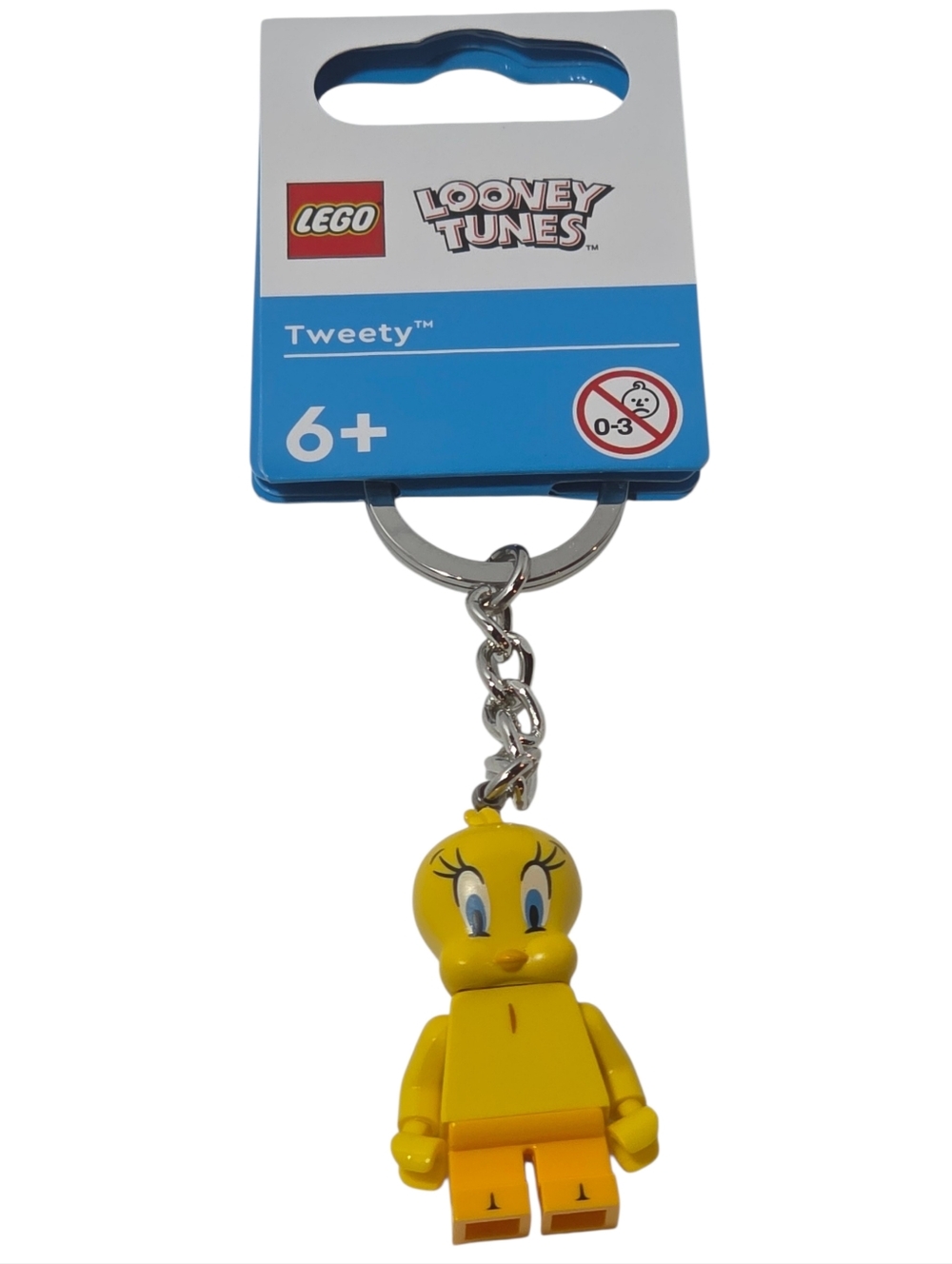 Lego Looney Tunes Tweety Bird Minifigure Keychain
